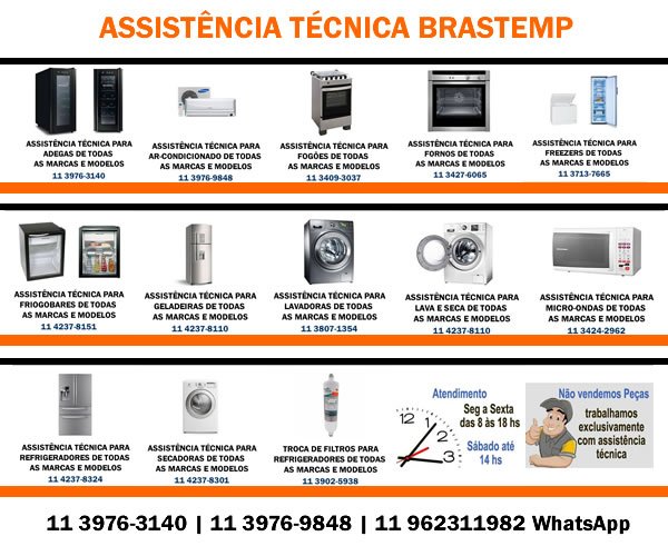 Assistência técnica Brastemp