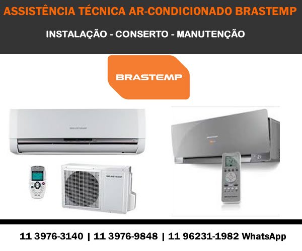 Assistência técnica ar-condicionado Brastemp