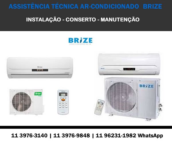 Assistência técnica ar-condicionado Brize