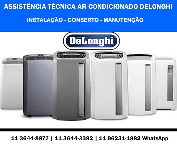 Assistência técnica ar-condicionado Delonghi