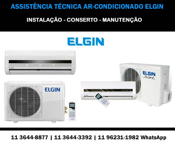 Assistência técnica ar-condicionado Elgin
